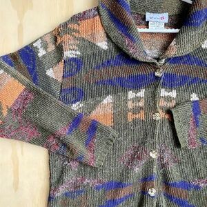 Vintage Wool Button Up by Kate's with Collar